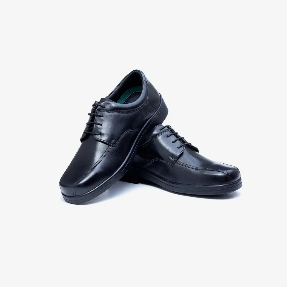 Mens Wide Fit Tredd Well Holmes Lace Shoes - Black