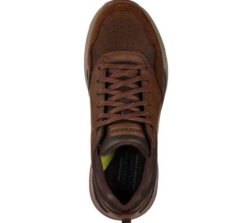 Men's Wide Relaxed Fit Skechers 66204 Benago Treno Street Wear Walking Trainers