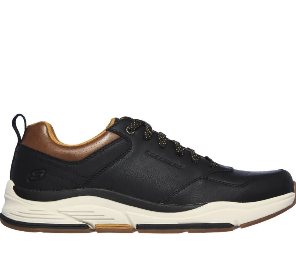 Men's Wide Relaxed Fit Skechers 66204 Benago Treno Street Wear Walking Trainers