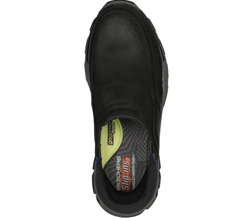 Men's Wide Relaxed Fit Skechers 204810 Slip-ins Rf Respected Elgin Trainers