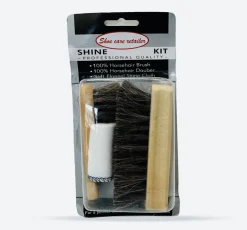 Wide Fit Shoe Shine Brush Kit
