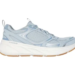 Women's Relaxed Fit Skechers 150475 Edgeride Silver Eclipse Trainers
