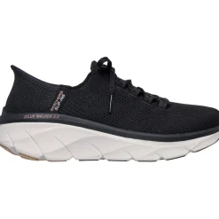 Women's Relaxed Fit Skechers 150105  Slip-ins Dlux Walker 2.0 Polyester Trainers