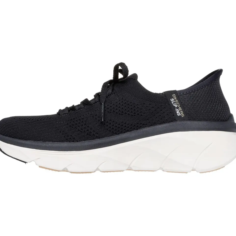 Women's Relaxed Fit Skechers 150105 Slip-ins Dlux Walker 2.0 Polyester Trainers