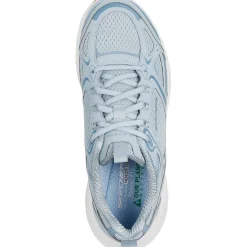 Women's Relaxed Fit Skechers 150475 Edgeride Silver Eclipse Trainers