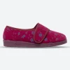 Womens Wide Fit Comfylux Sally Slippers