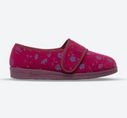 Womens Wide Fit Comfylux Sally Slippers