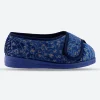 Womens Wide Fit Comfylux Helen Slippers