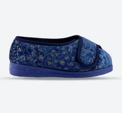 Womens Wide Fit Comfylux Helen Slippers