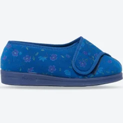 Womens Wide Fit Comfylux LS667C Davina Slippers
