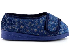 Womens Wide Fit Comfylux Helen Slippers