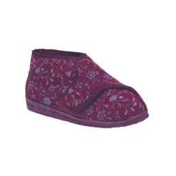 Womens Wide Fit Comfylux Betty Slippers