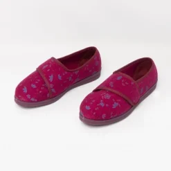 Womens Wide Fit Comfylux Sally Slippers
