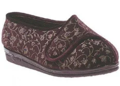 Womens Wide Fit Comfylux Helen Slippers