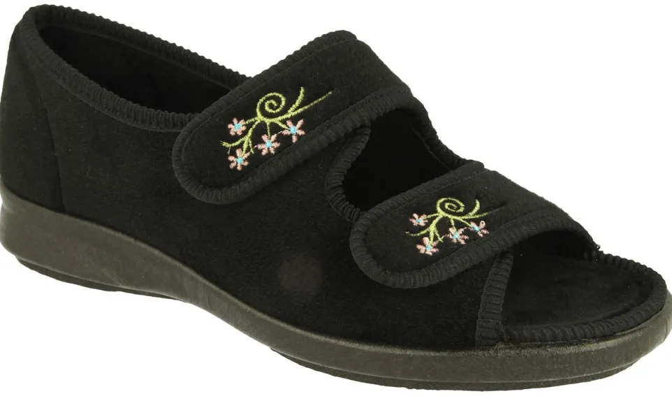 Womens Wide Fit DB Ace 2 Slippers
