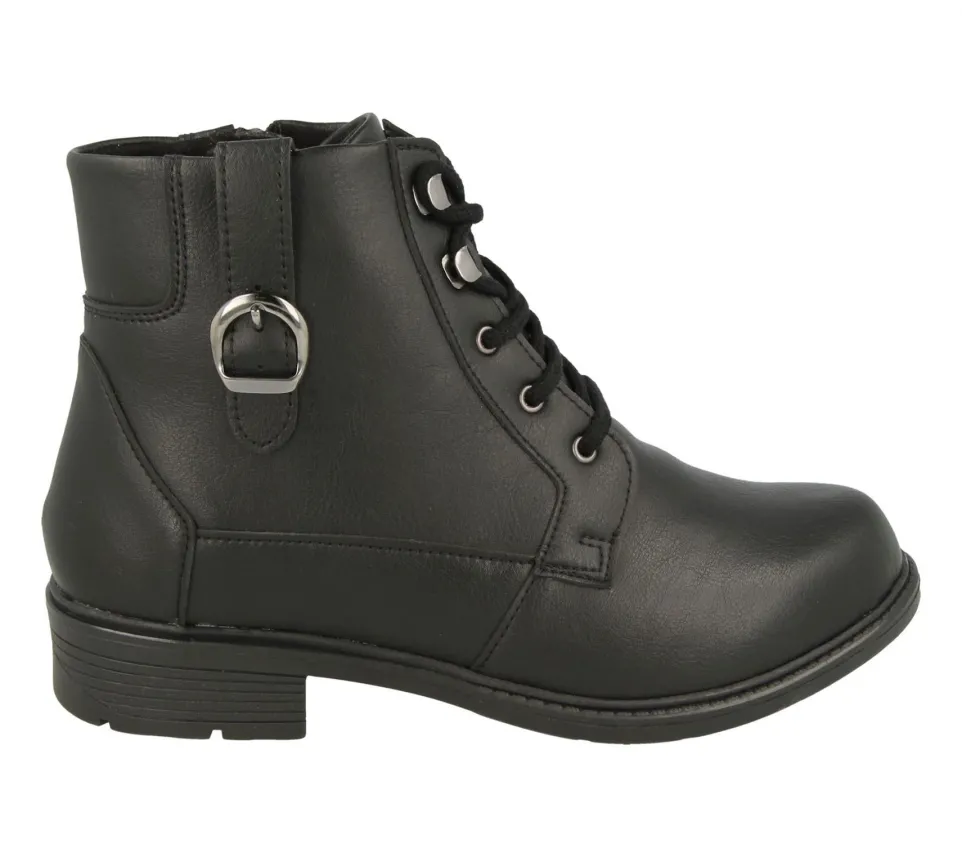 Womens Wide Fit DB Atlas Vegan Boots