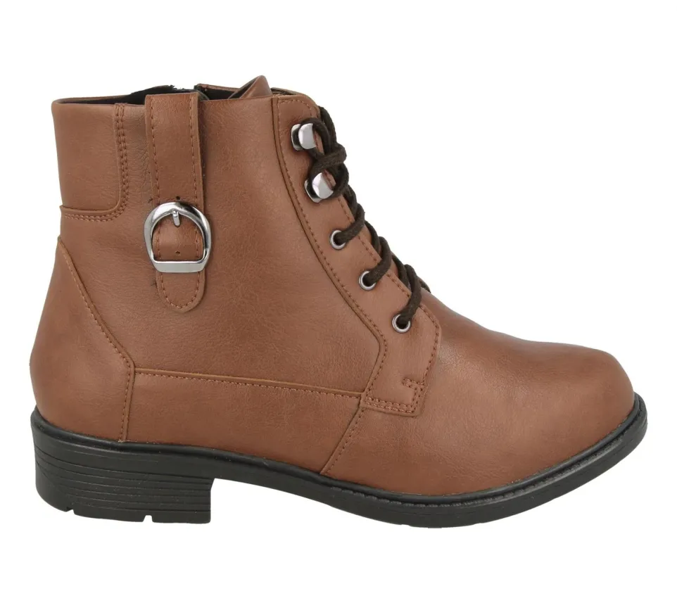 Womens Wide Fit DB Atlas Vegan Boots