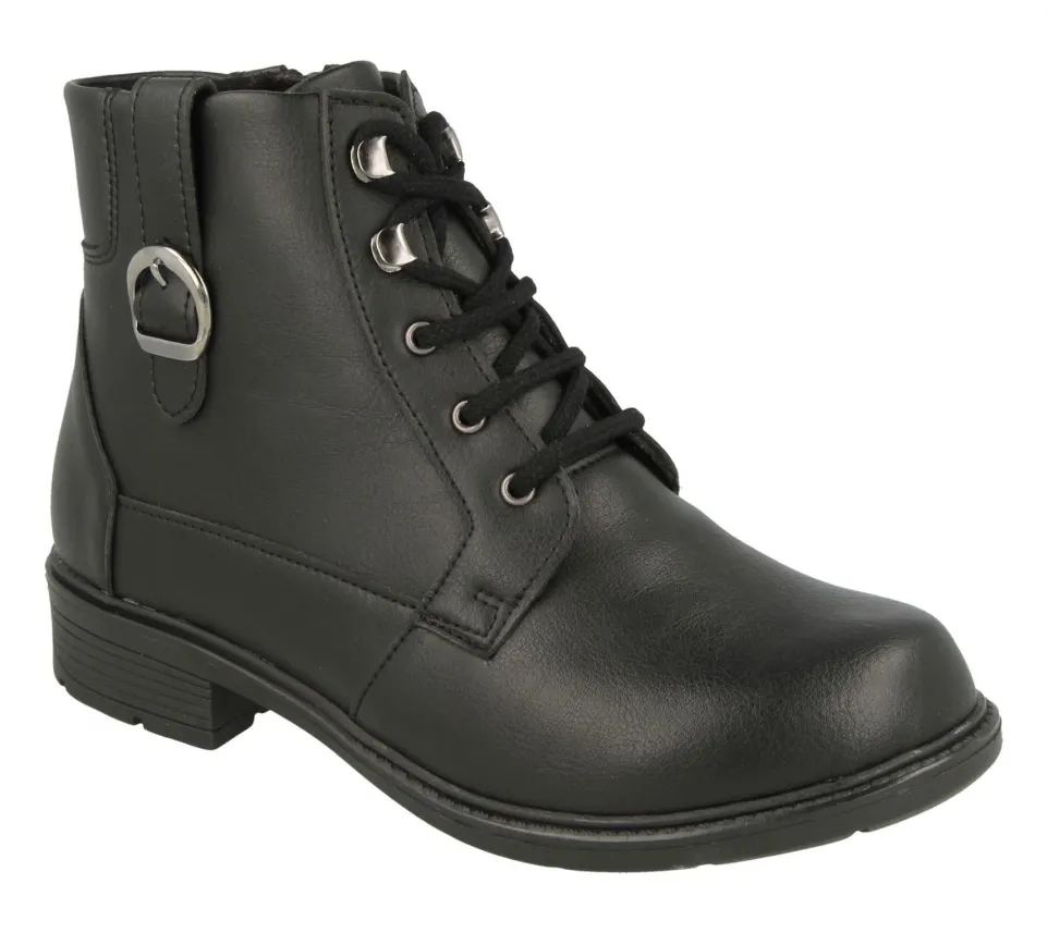 Womens Wide Fit DB Atlas Vegan Boots