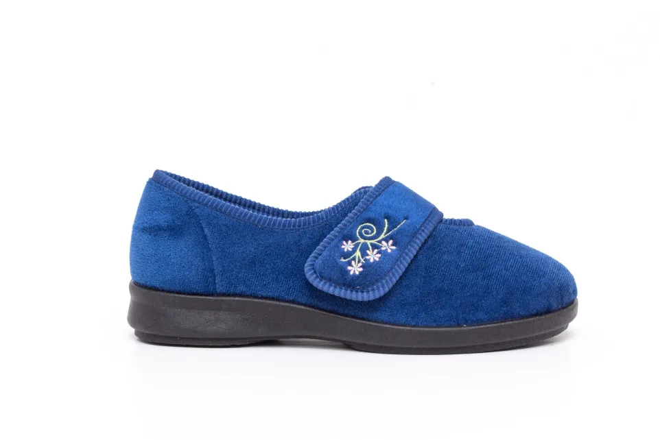 Womens Wide Fit DB Caroline Slippers