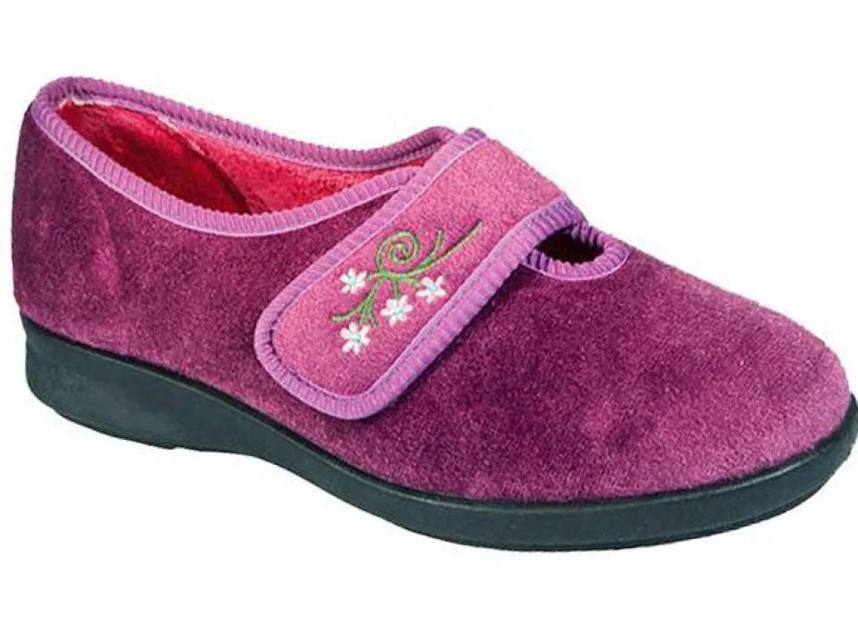 Womens Wide Fit DB Caroline Slippers