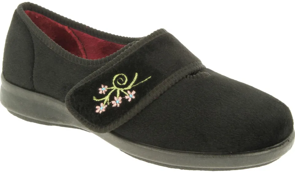 Womens Wide Fit DB Caroline 2 Slippers