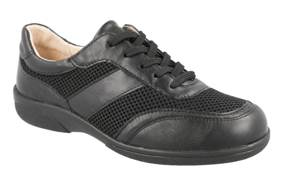 Women's Wide Fit DB Echo Canvas Trainers