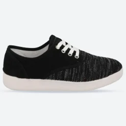 Women's Wide Fit DB Giraffe Canvas Shoes