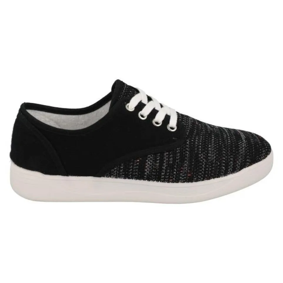 Women's Wide Fit DB Giraffe Canvas Shoes