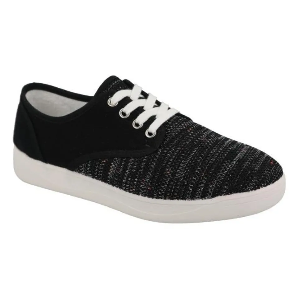 Women's Wide Fit DB Giraffe Canvas Shoes