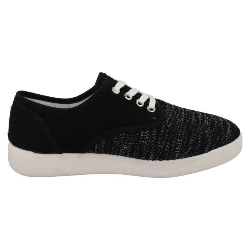 Women's Wide Fit DB Giraffe Canvas Shoes