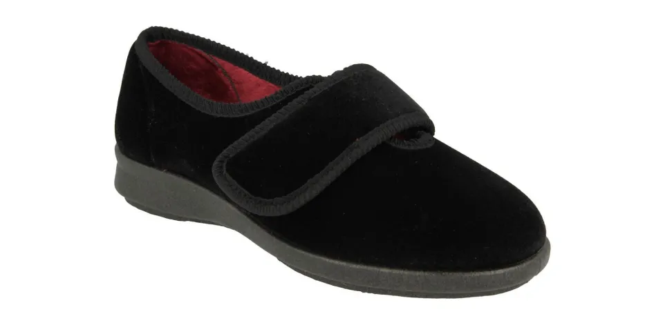 Womens Wide Fit DB Nellie Slippers