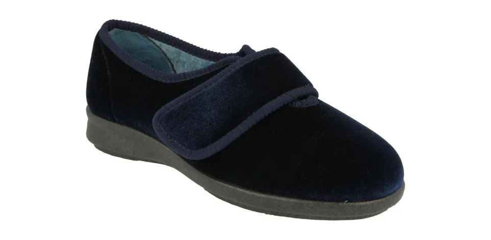 Womens Wide Fit DB Nellie Slippers