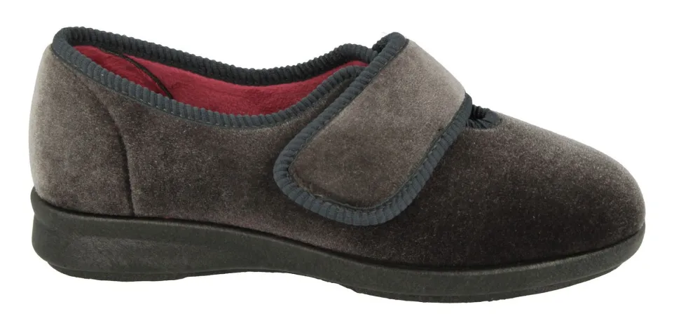 Womens Wide Fit DB Nellie Slippers
