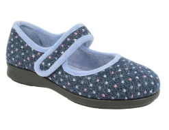 Womens Wide Fit DB Pitsford Slippers