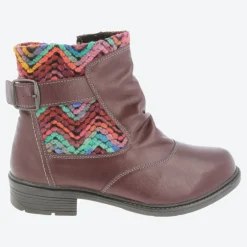 Womens Wide Fit DB Rainbow Boots