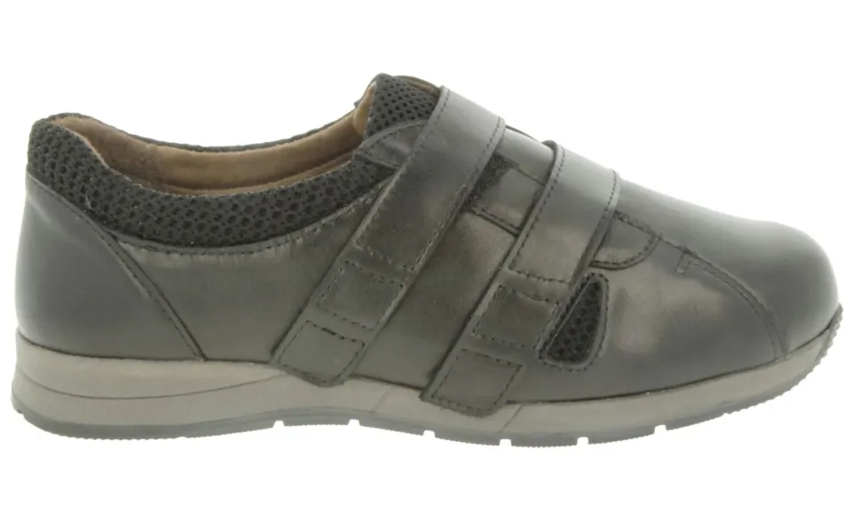 Womens Wide Fit DB Riley Leather Shoes