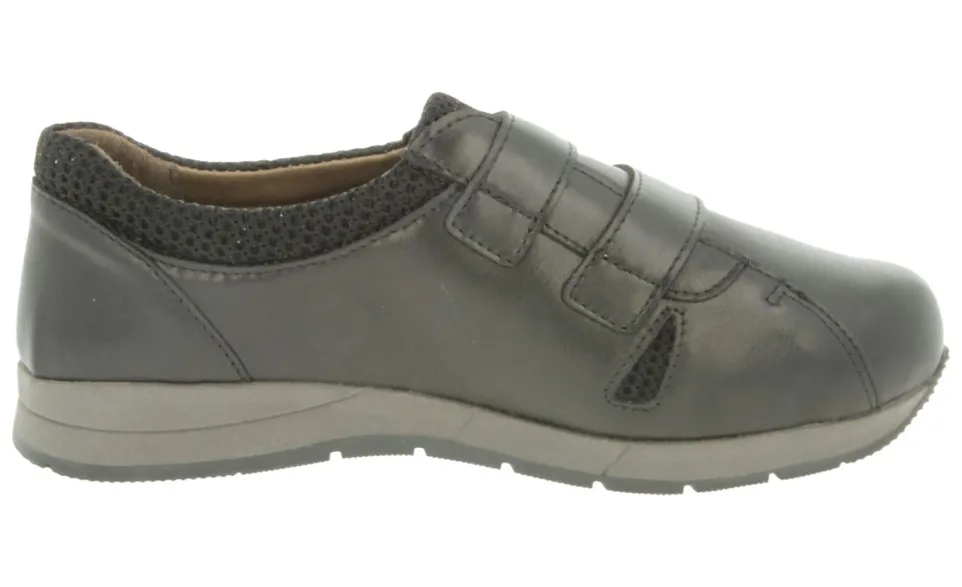 Womens Wide Fit DB Riley Leather Shoes