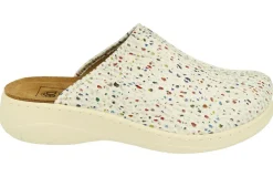 Womens Wide Fit DB Saffron Mules