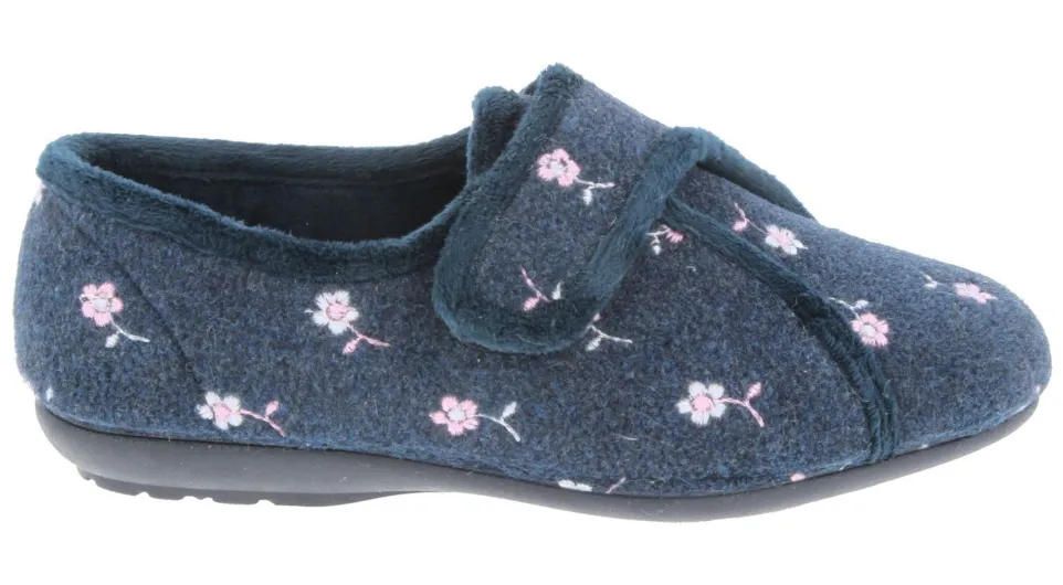 Womens Wide Fit DB Savannah Slippers