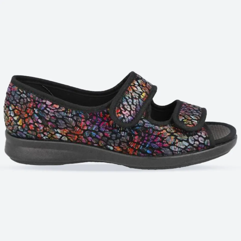 Women's Wide Fit DB Squirrel Slippers