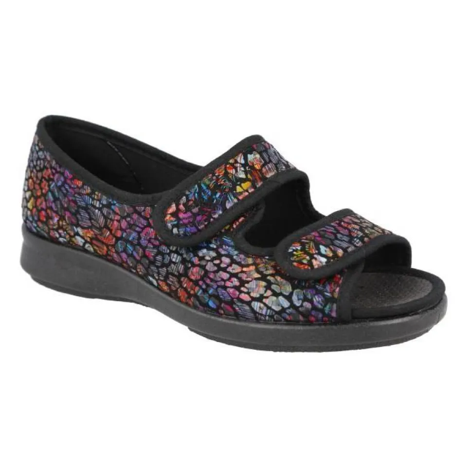 Women's Wide Fit DB Squirrel Slippers