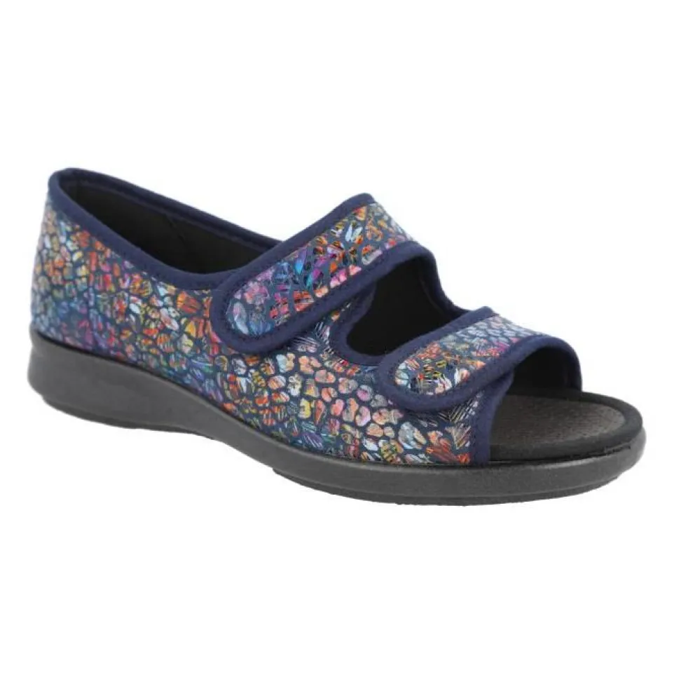 Women's Wide Fit DB Squirrel Slippers