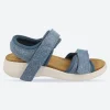 Women's Wide Fit DB Teal Sandals