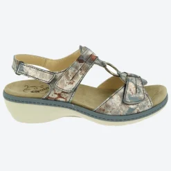 Womens Wide Fit DB Turtle Sandals
