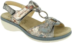 Womens Wide Fit DB Turtle Sandals