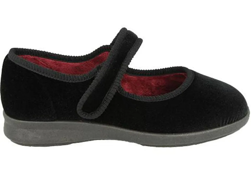 Womens Wide Fit DB Whitby Slippers