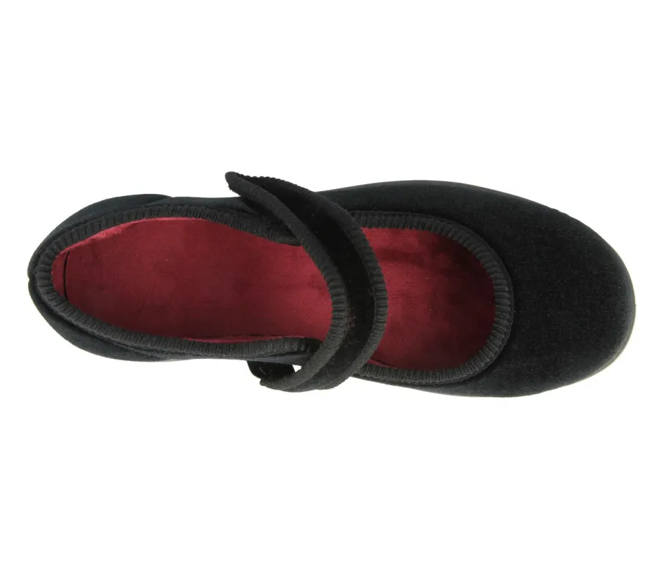 Womens Wide Fit DB Whitby Slippers