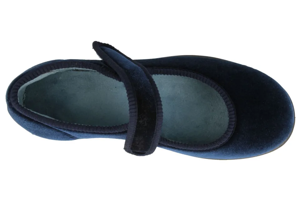 Womens Wide Fit DB Whitby Slippers