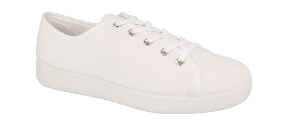Womens Wide Fit DB Yoko Canvas