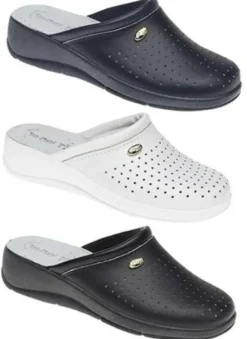 Womens Wide Fit DEK L128 Mule Sandals